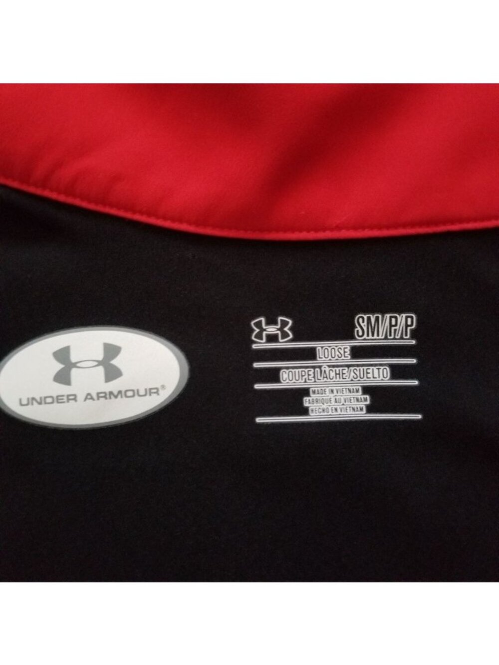 Under Armour Women's Maryland Terrapins Logo Full Zip Front Black/Red Jacket S/P - Picture 7 of 8